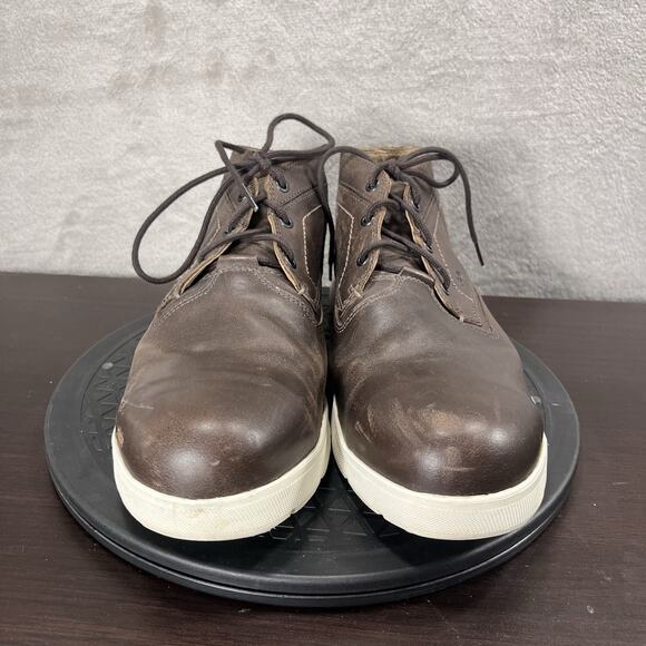 Red Wing Men's Size 9 D Cross Lite Brown Lace Up Chukka Boots Aluminum Toe - Picture 2 of 9